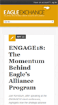 Mobile Screenshot of eagle-exchange.com